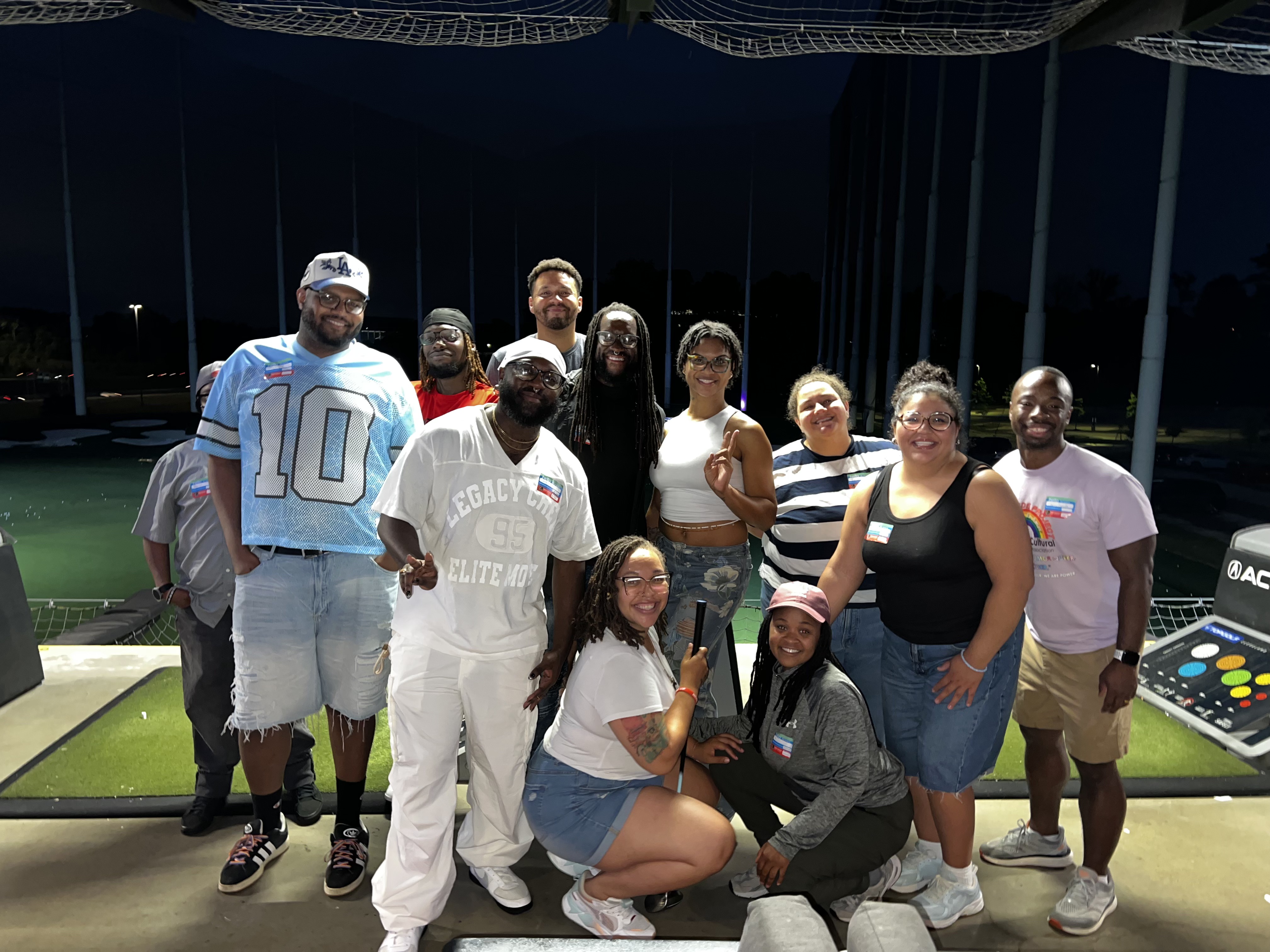 Black queer friends celebrating together
