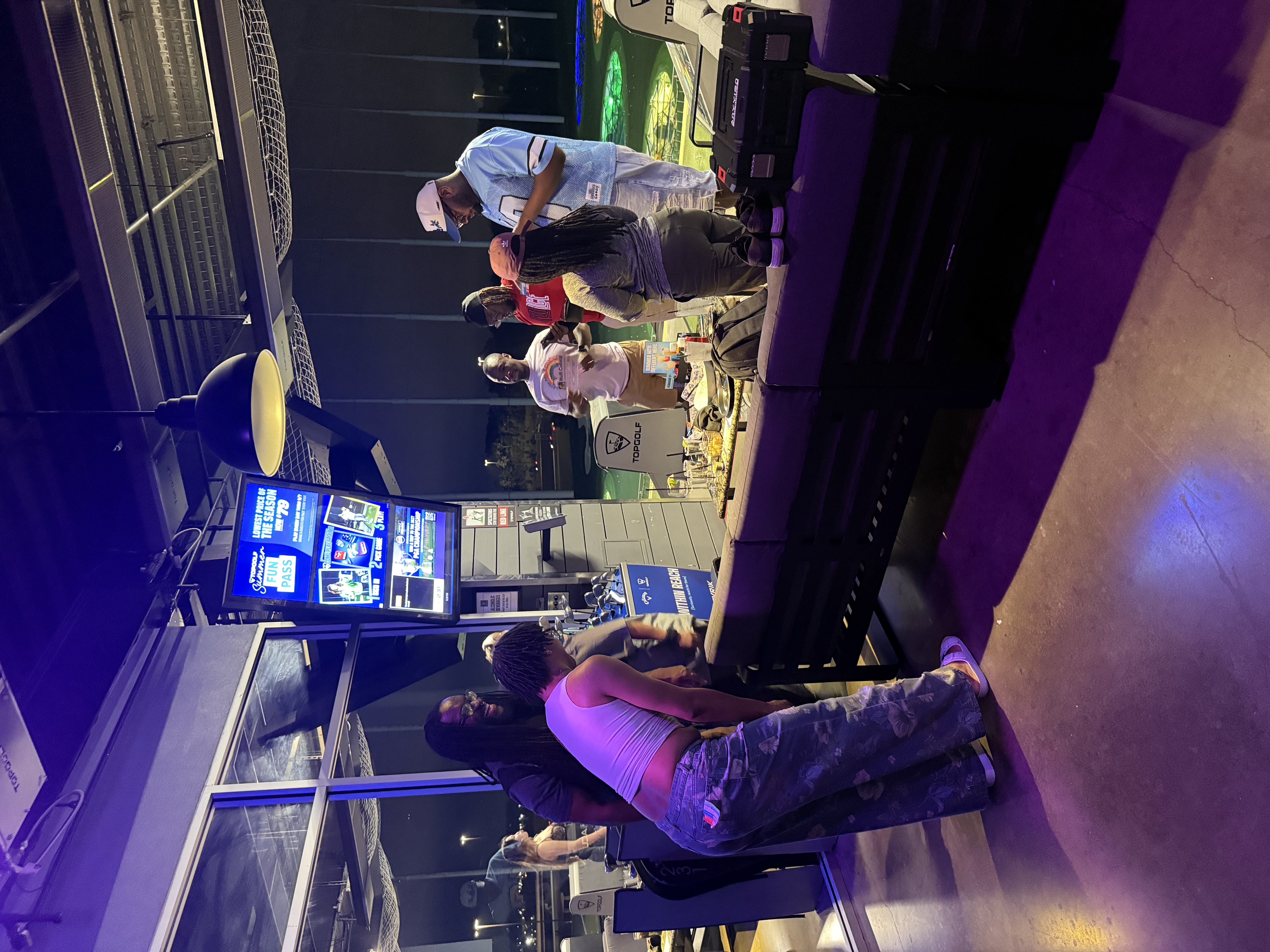 Community members connecting at a QTBIPOC Kickbacks gathering